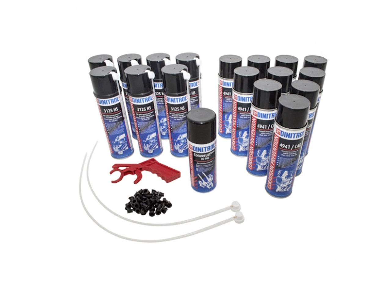 Dinitrol Large Car Rust Aerosol Proofing Kit - DA1985