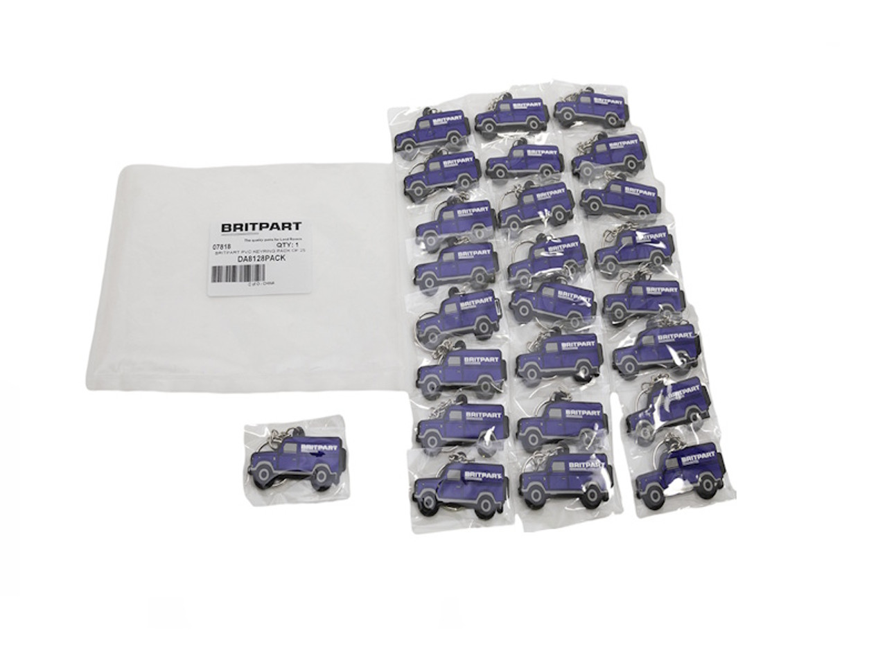 Britpart Key Ring Pack of 25 - DA8128