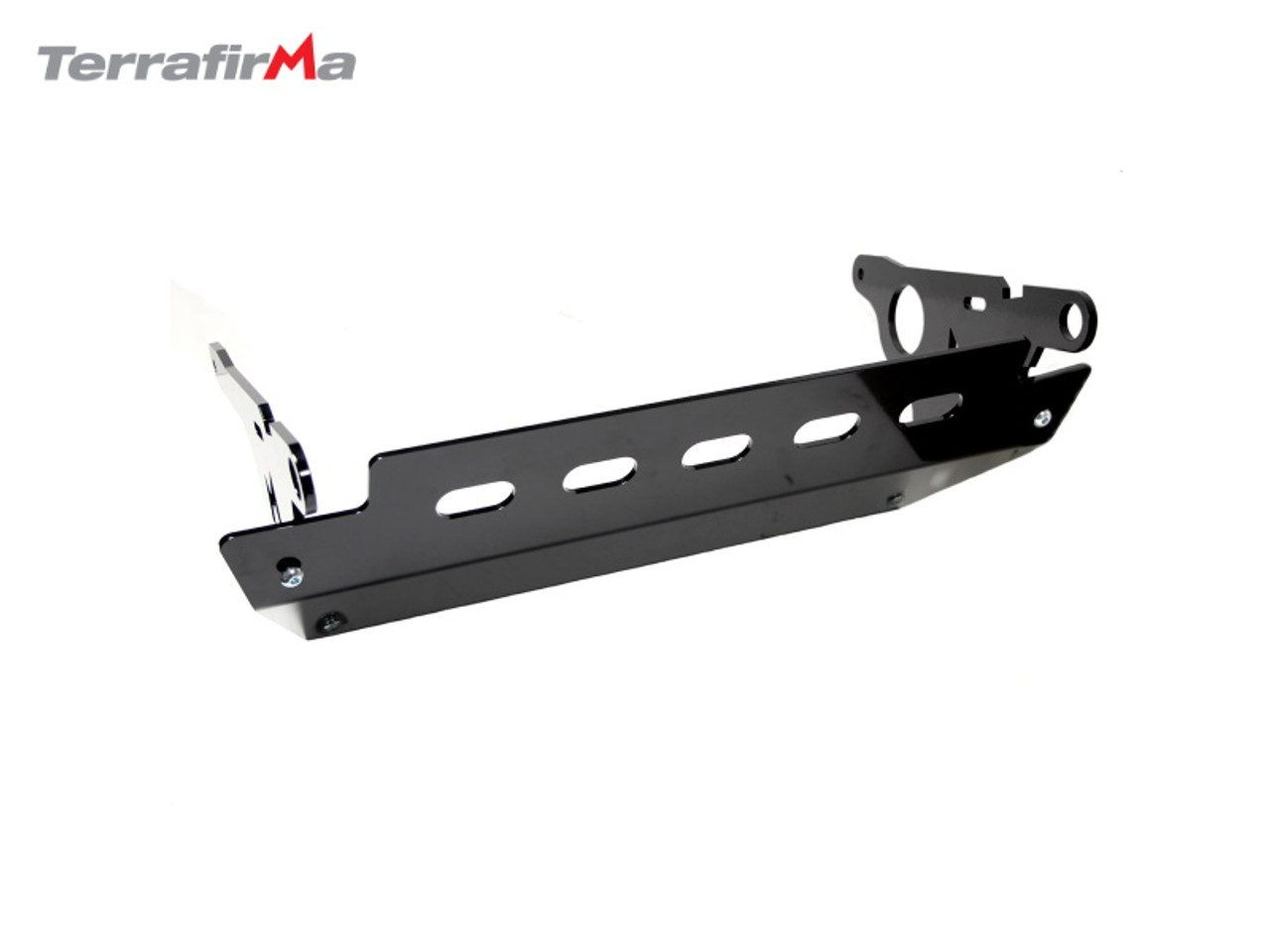 Terrafirma Black Alloy Steering Guard for LHD Defender - TF841LB