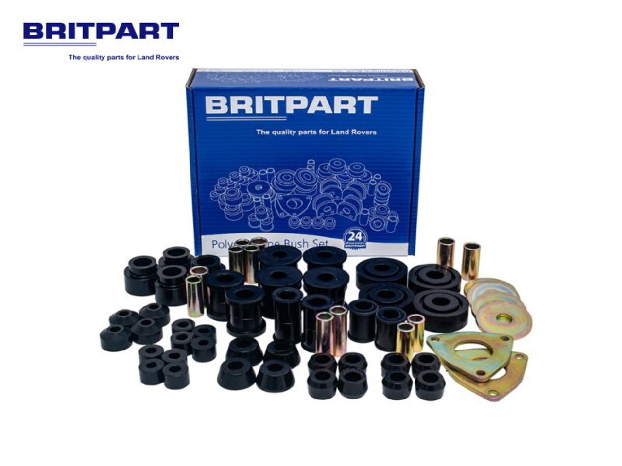 Britpart Black Suspension Bush Kit For Defender 2009 Onwards - DC7114