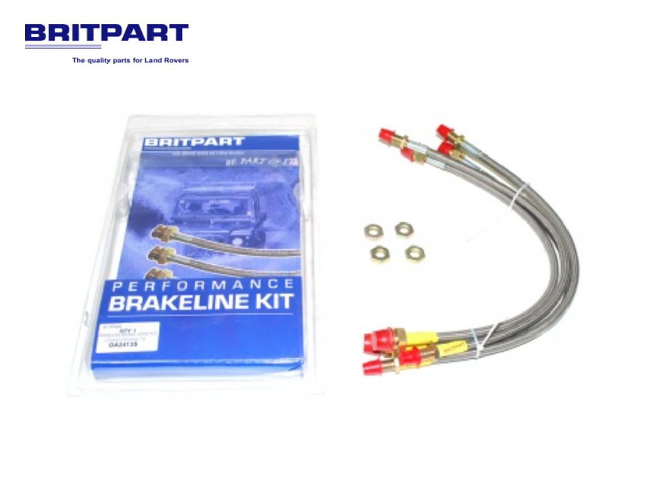 Britpart Discovery 1 1995-1999 With ABS Braided Brake Hose Kit