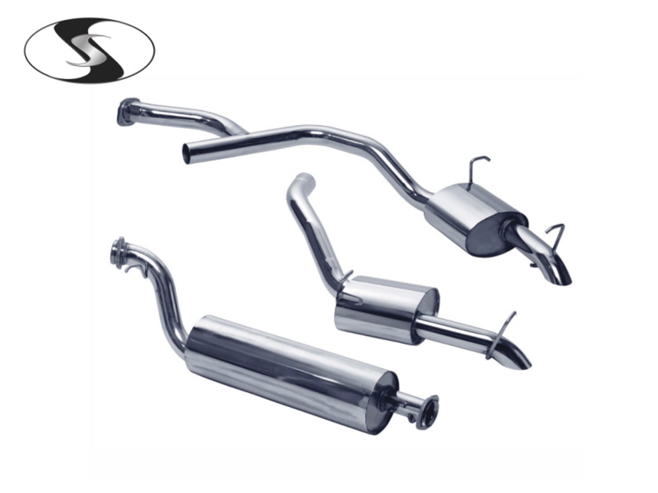 Double S Twin Pipe Exhaust For Range Rover P38 2.5 Dse