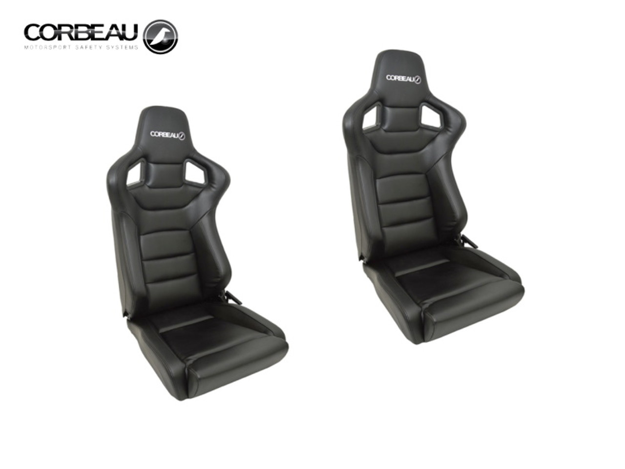 Corbeau Sportline RRS Low Base Seats Finished In Vinyl - DA7310