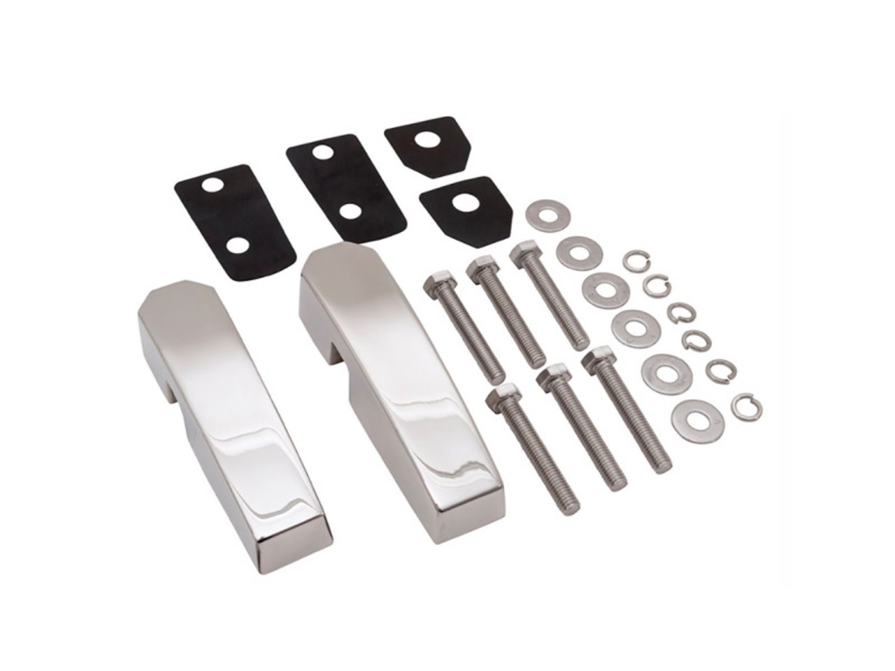 Britpart Stainless Steel Windscreen Bracket Set for Defender - DA1142SS