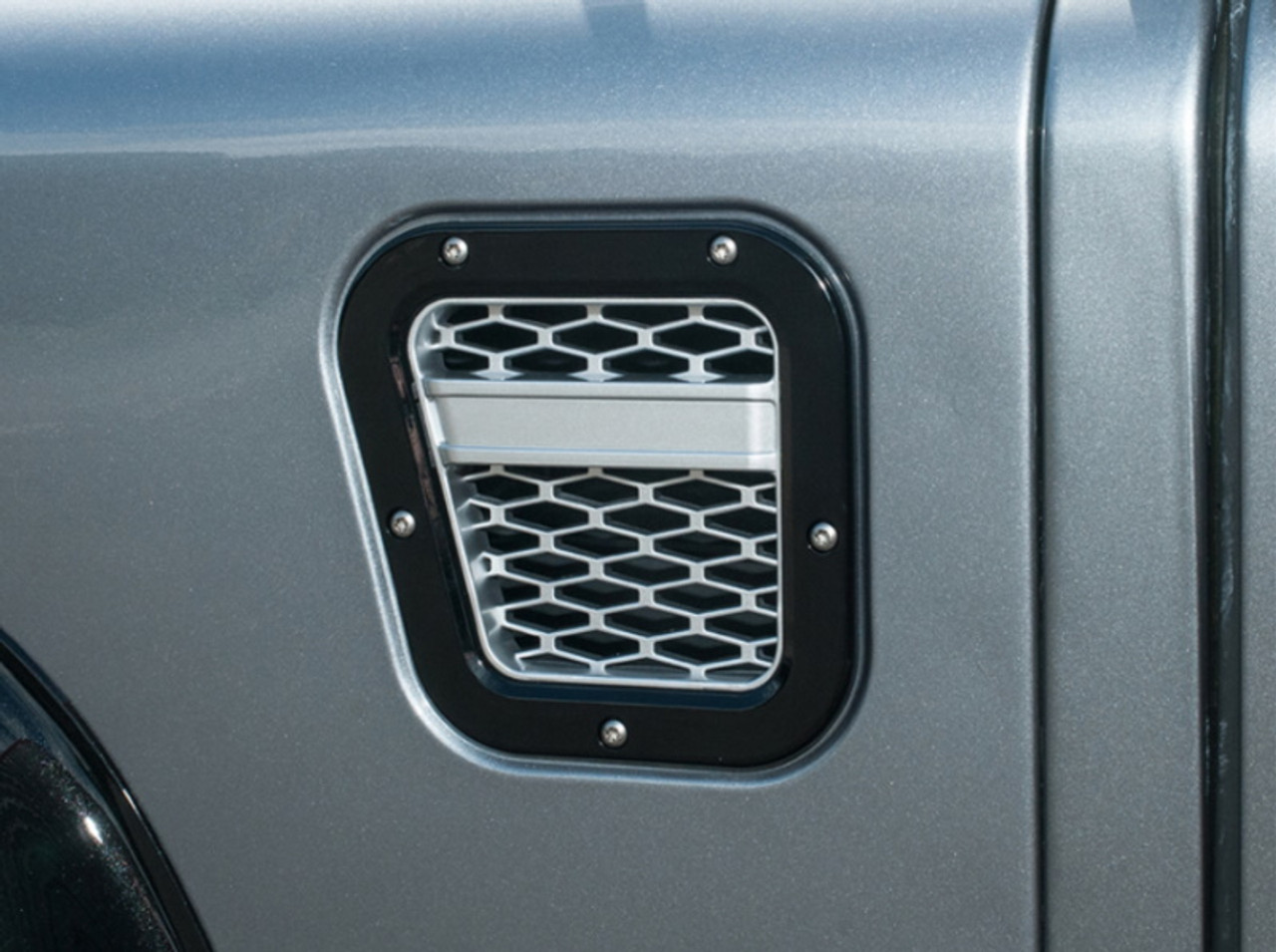 XS Enhancement Black With Silver Mesh LH Intake Grille - DA1972