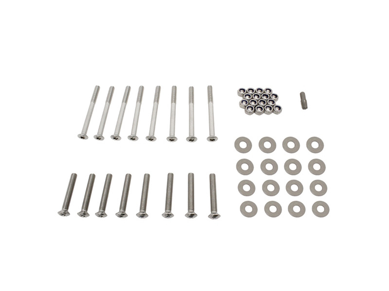 Britpart Stainless Steel Secondary Door Bolt Kit for Defender - DA1260P