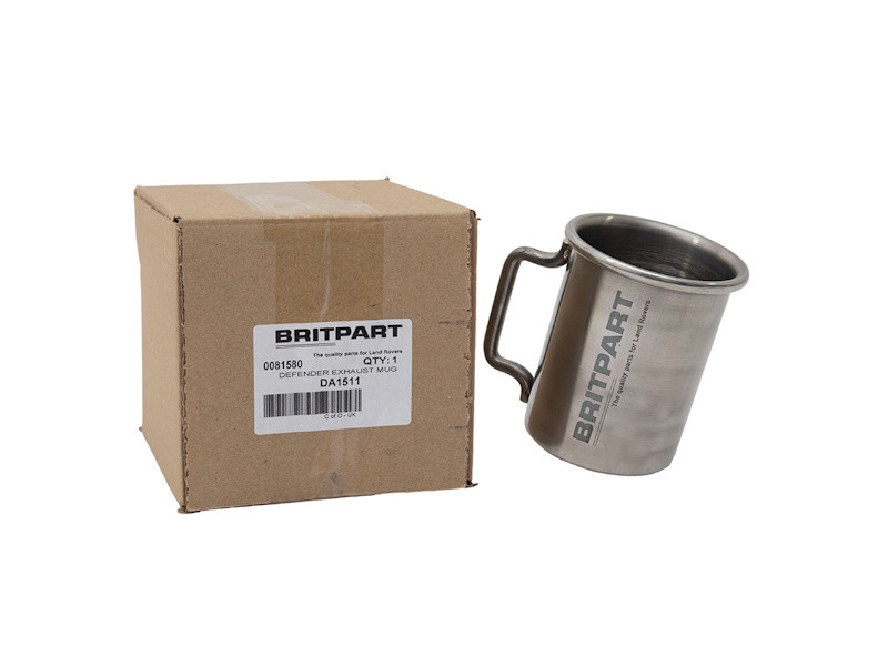 Britpart Stainless Steel Exhaust Style Mug - DA1511