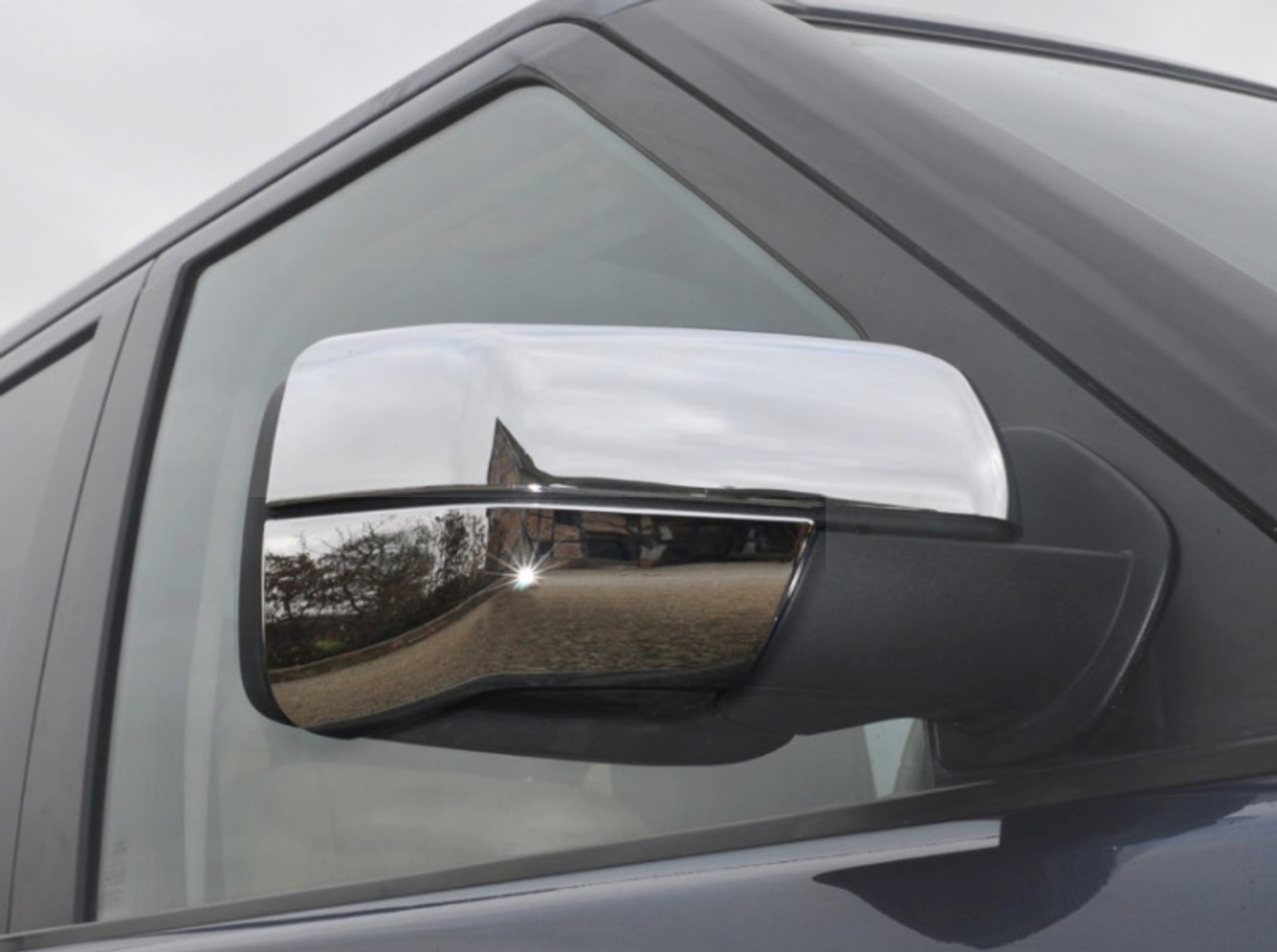 Britpart Chrome Finish Range Rover Bottom Wing Mirror Cover - LR003905