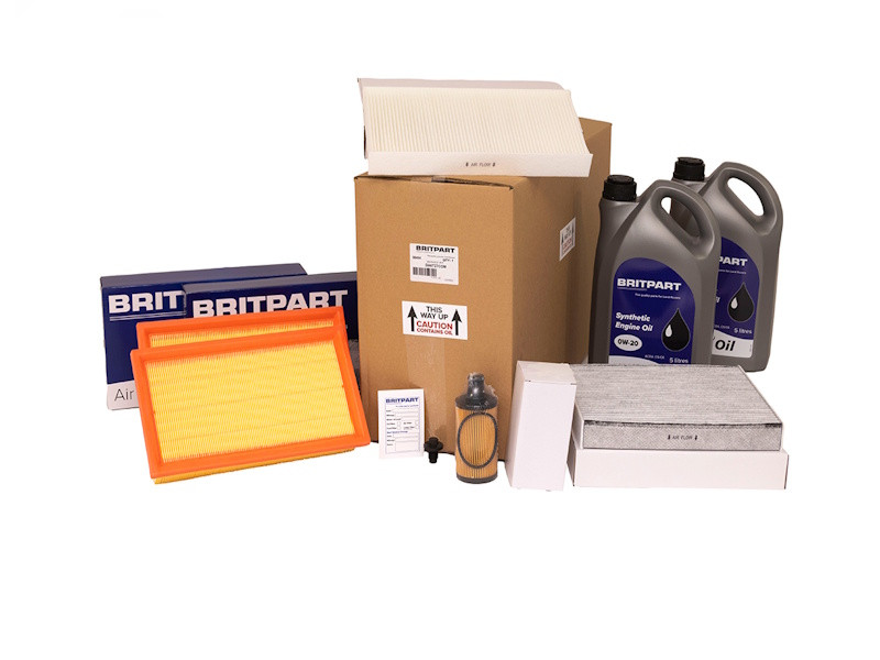 Britpart 3.0 AJ20P6 Petrol Filter Kit and Oil for Range Rover L460 and L461 - DA6727COM