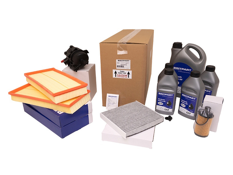 Britpart 3.0 AJ20D6 Diesel Filter Kit and Oil for Discovery 5 and Range Rover - DA6730COM