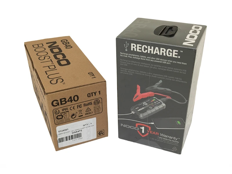 NOCO GB40 1000A 12V Boost Plus UltraSafe Jump Starter - DA5475