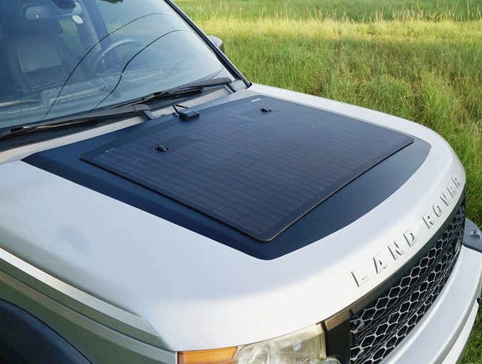 Terrafirma Bonnet Mounted 110W Solar Panel System for Discovery 3 and 4 - TF1903