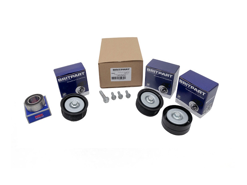 Britpart 2.2 Tdci Auxiliary Belt Idler Kit for Defender - LR031367