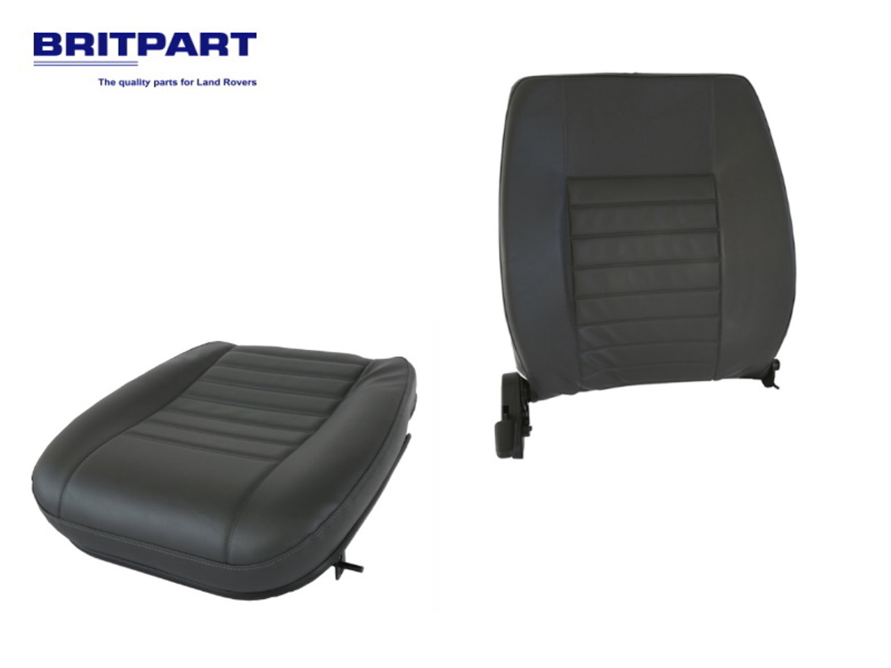 Britpart Grey Vinyl RH Seat Base And Back Defender - MWC9844LCSKIT