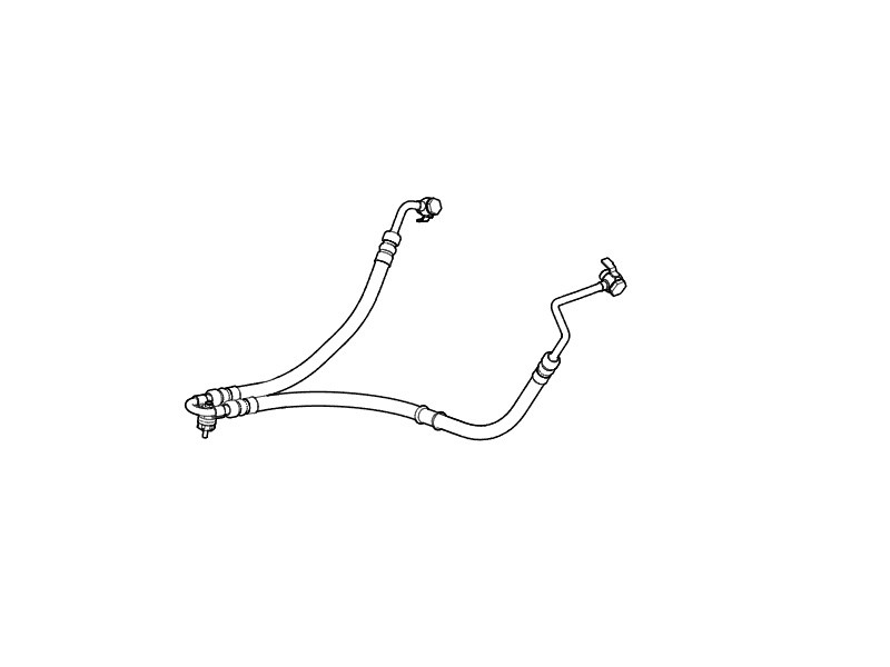 Genuine Range Rover L322 Power Steering Feed Pipe - QEP501800