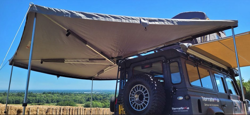 Terrafirma Terradactyl 2.5m 270 Degrees Awning with LED Light - TF1704
