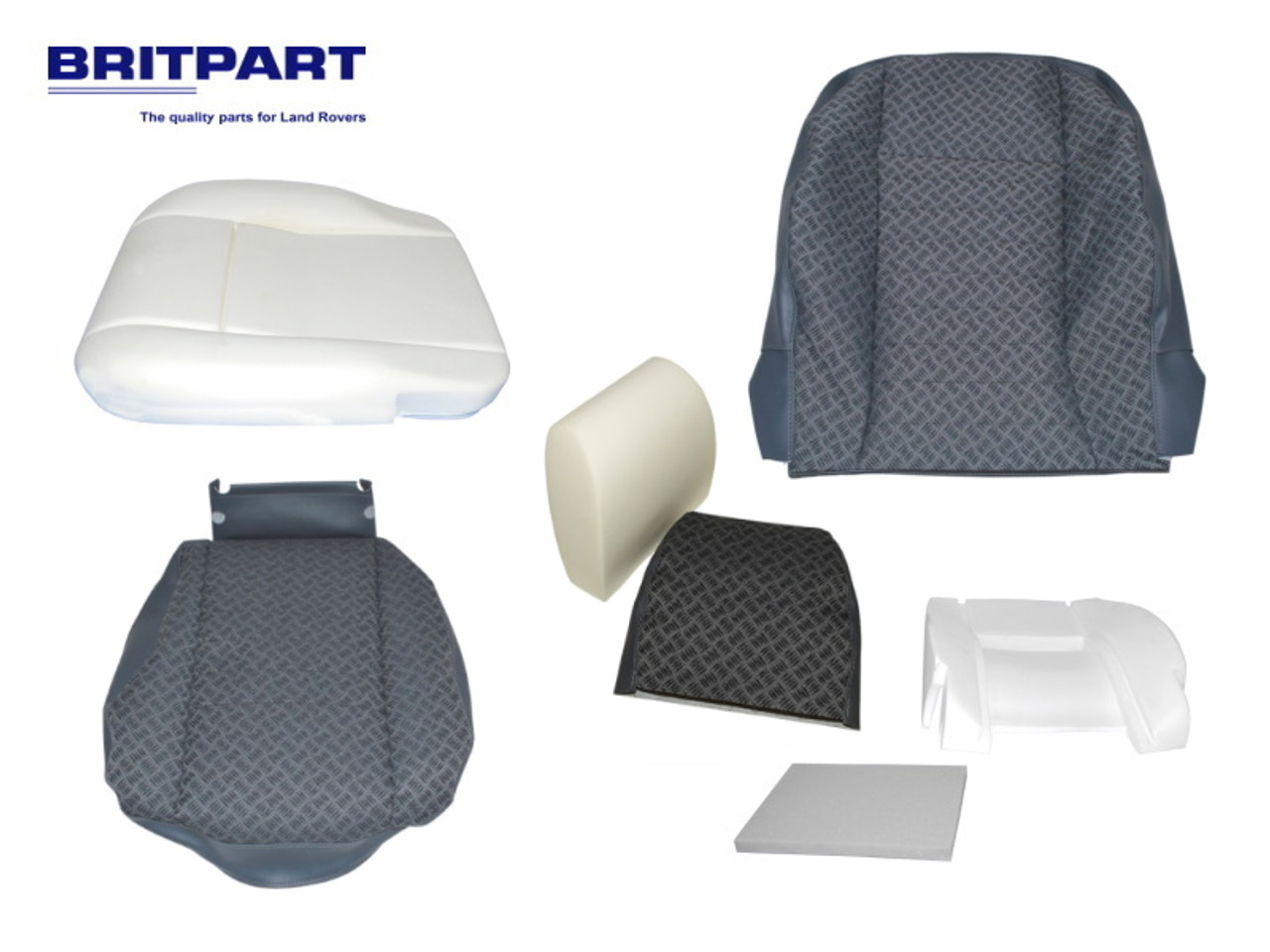 Britpart Techno Style Foam And Cover Kit - TSRK1