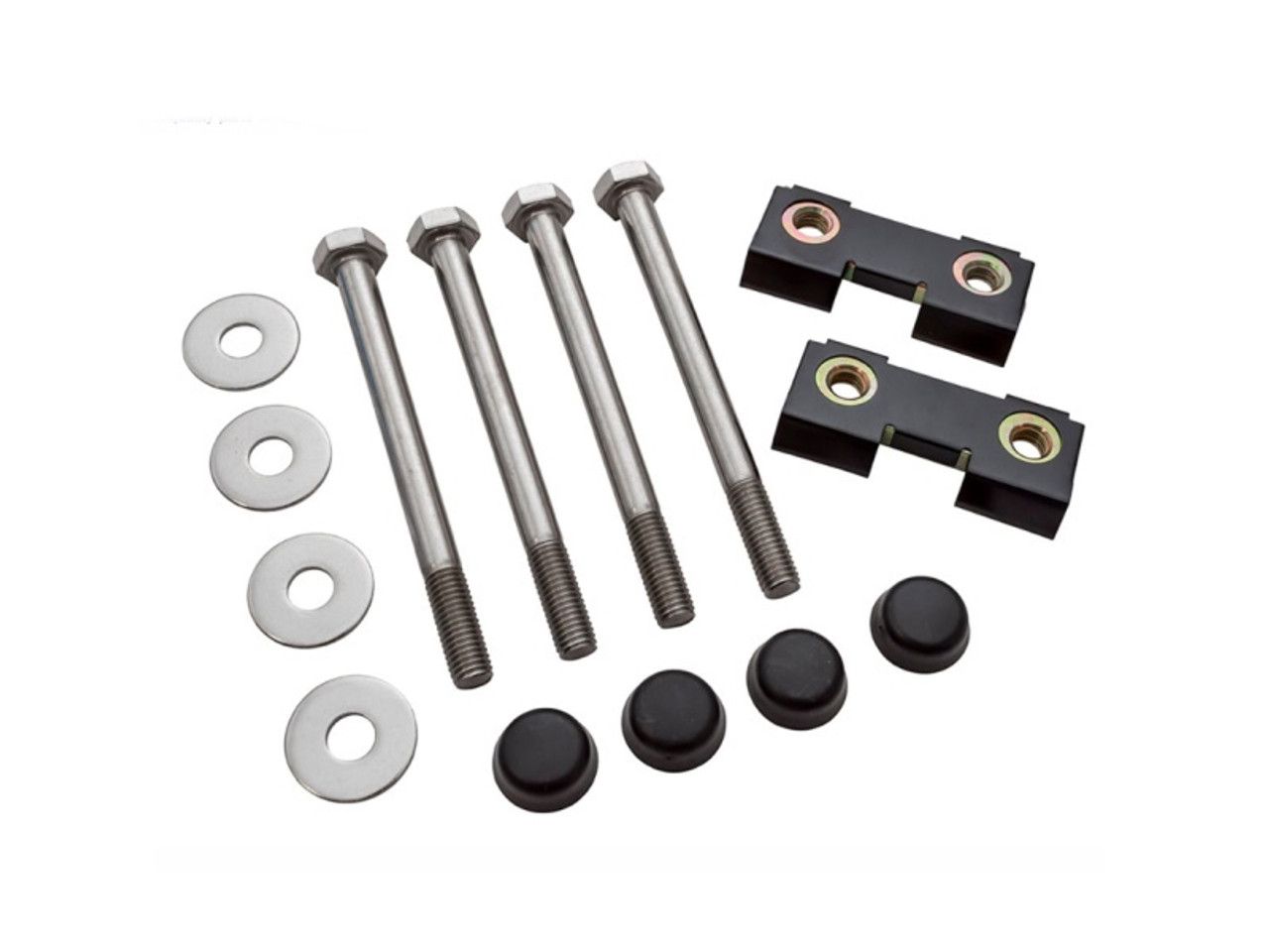 Allmakes 4x4 Defender Bumper Stainless Steel Bolt Kit With Plates - ALQ710040K