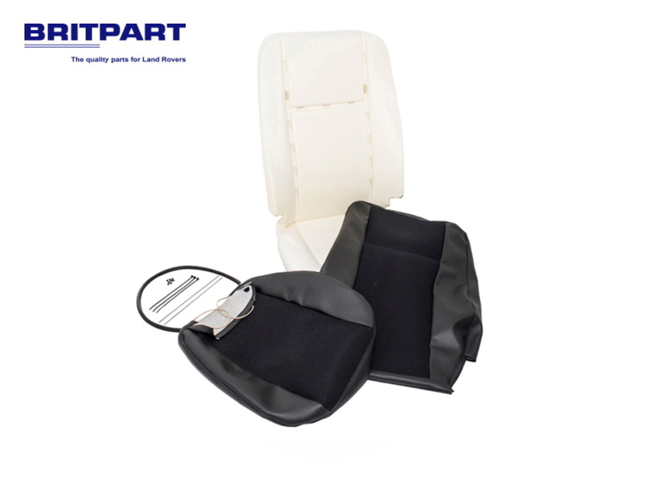 Britpart Black Mesh Seat Re Trim Kit Without Glue for Defender 2007 Onwards - DA5677E