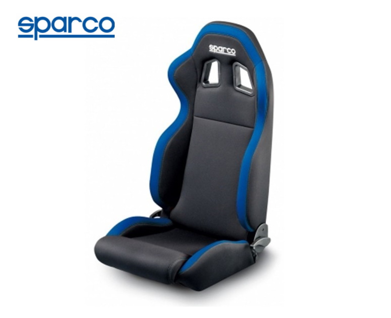 Sparco Black And Blue Fabric Seat Single Seat - DA7302