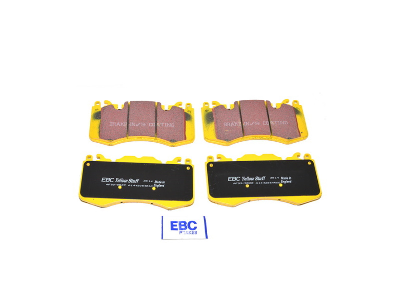 EBC Yellowstuff Brembo 6 Pot Front Brake Pads LR160069 - DA4847