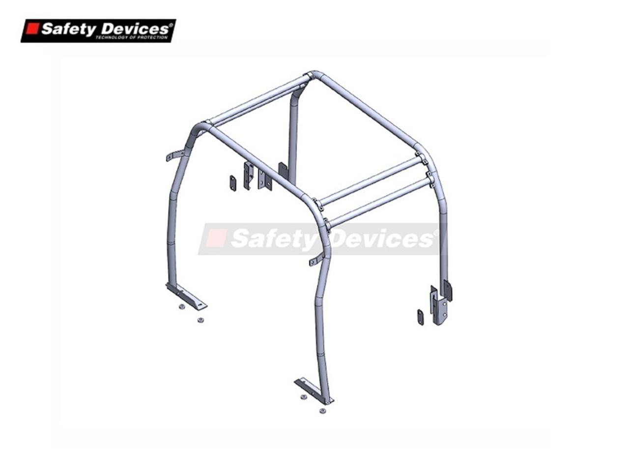 Safety Devices Defender 110 Internal 4 Point Roll Cage - RBL2557SSS