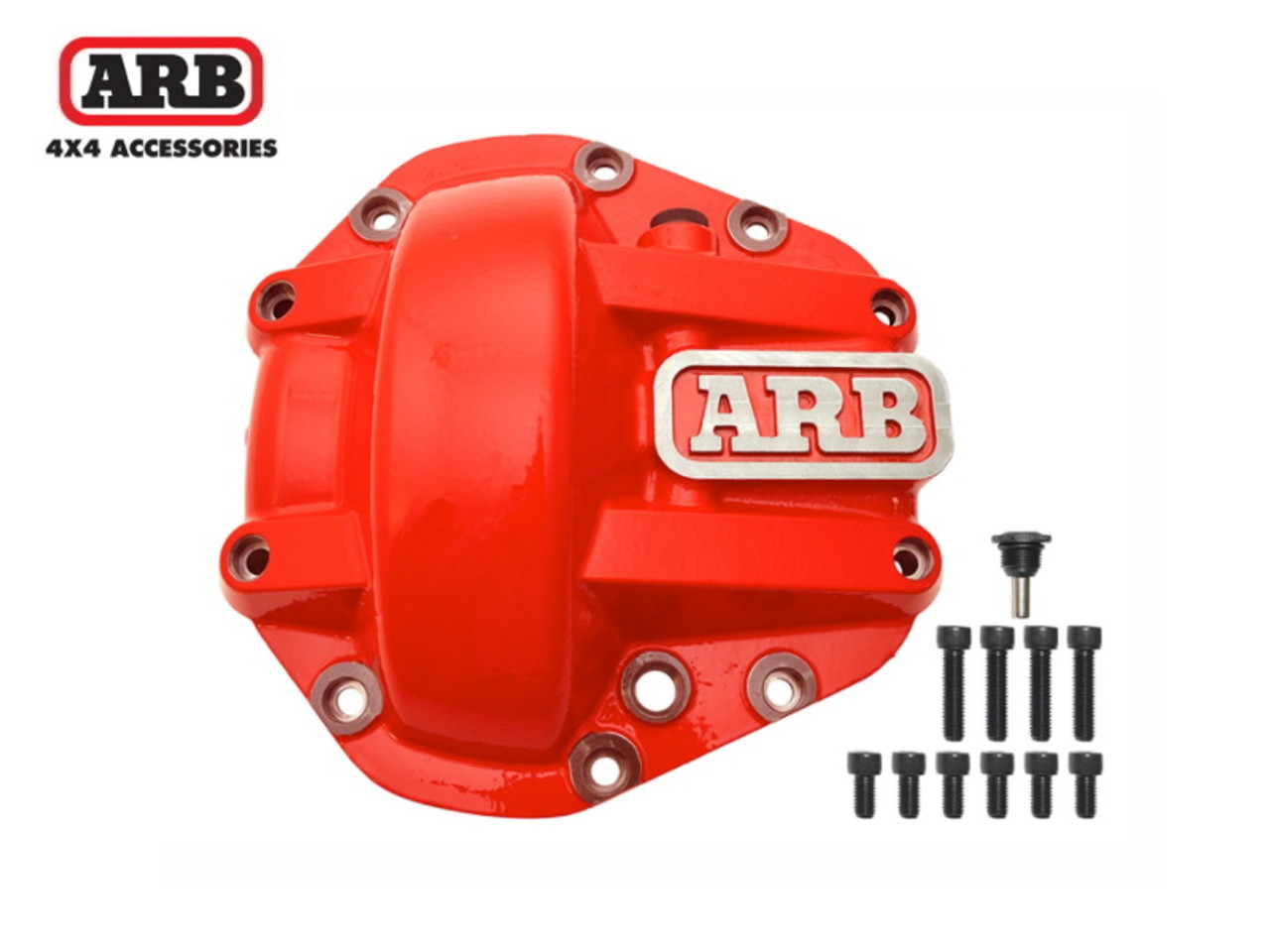ARB Red Defender Salisbury Diff Cover  - DA8926
