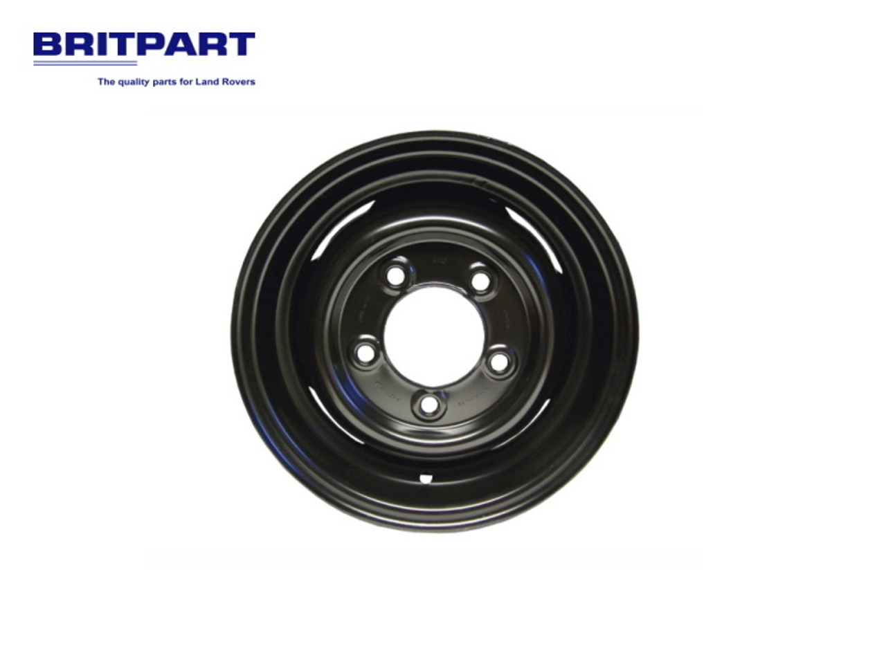 Britpart Steel Road Wheel in Matt Black 16 x 5.5 - ANR4636PM