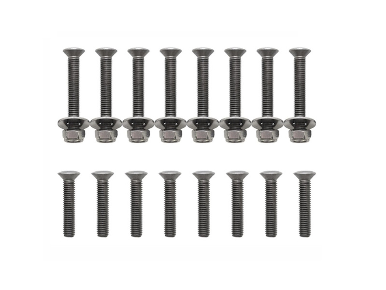 Britpart Defender Stainless Steel Front Puma Door Bolt Kit - DA1132P