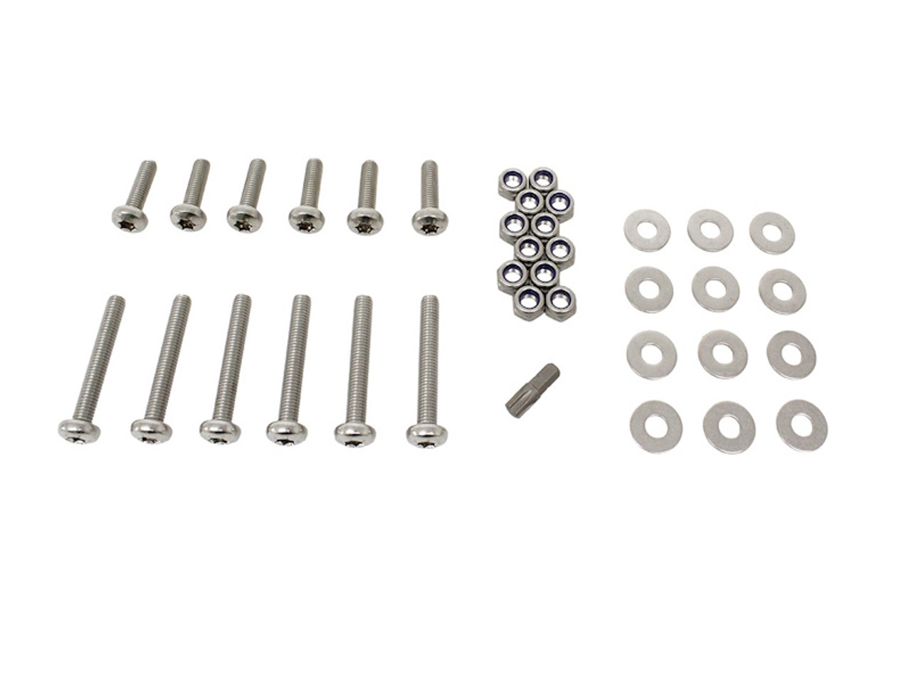 Britpart Stainless Steel Tailgate Puma Door Bolt Kit for Defender - DA1134P