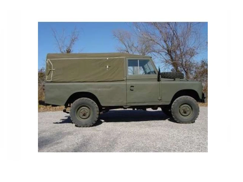 Britpart Khaki Full Hood Without Windows for Series 109 - 331259AG