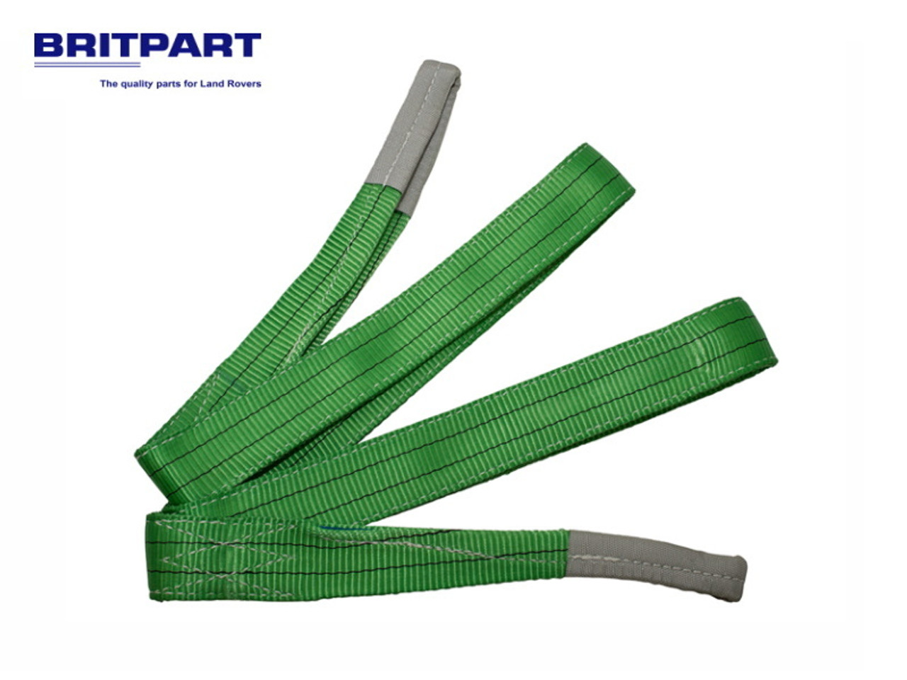 Britpart 2 Ton 5m x 60mm Green Flat Webbing Sling - DA1279