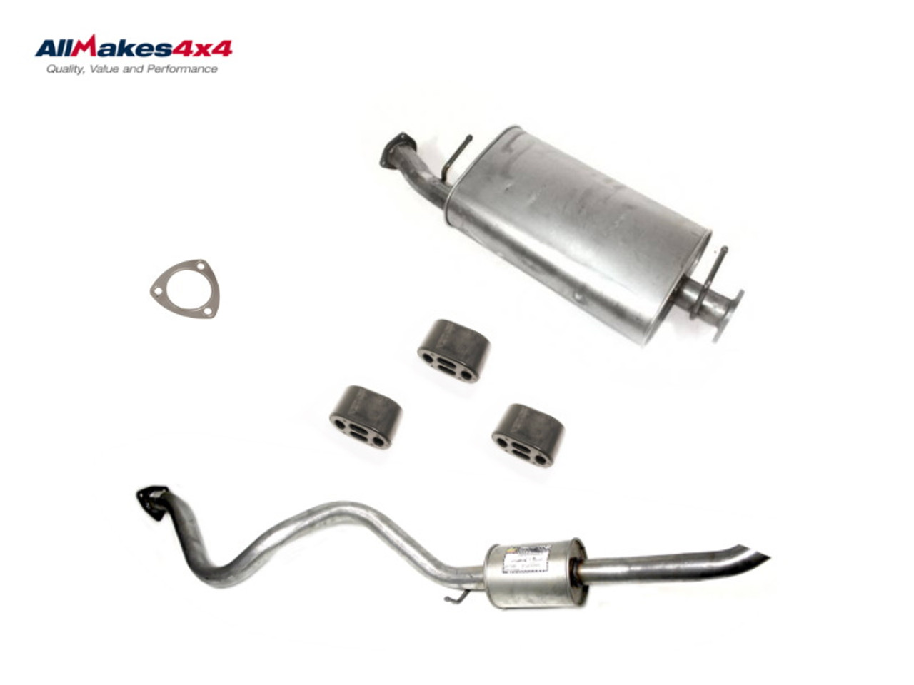 Terrafirma Discovery 2 Td5 And V8 Exhaust System With Centre Silencer