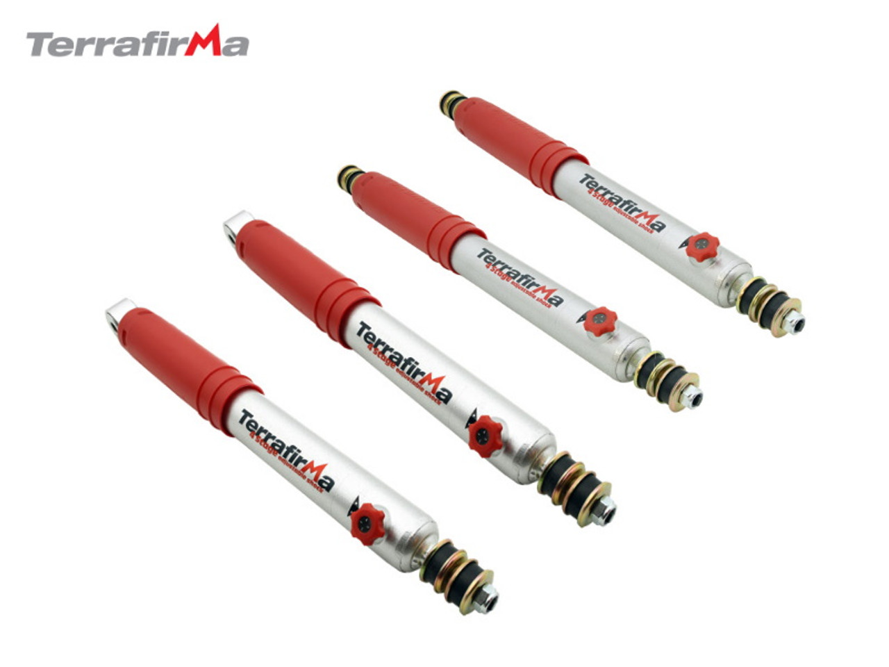 Terrafirma 2 Inch 4 Stage Adjustable Shock Set For Defender, Discovery 1  And Range Rover Classic - TF174-5