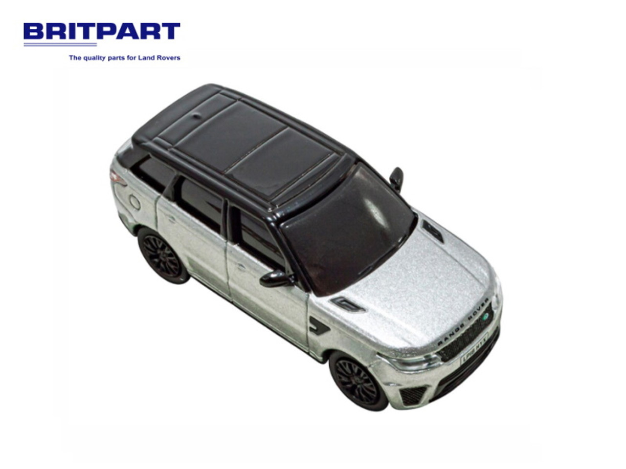 Diecast 1:76 Scale Range Rover Sport Silver SVR Model  - DA3371