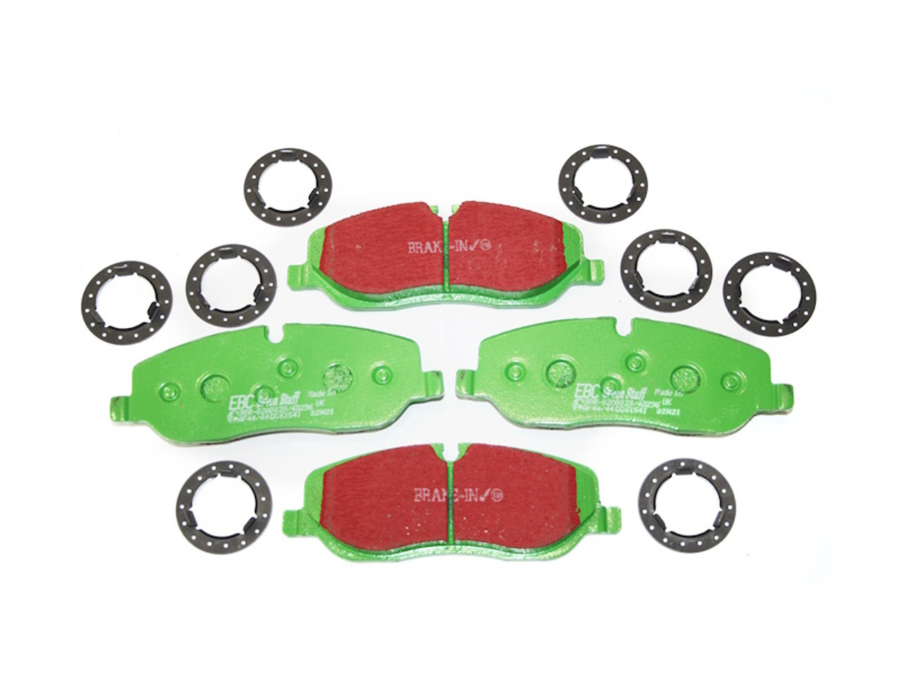 EBC Greenstuff Discovery 3, 4, Range Rover Sport and L322 Front Brake Pads - LR134694