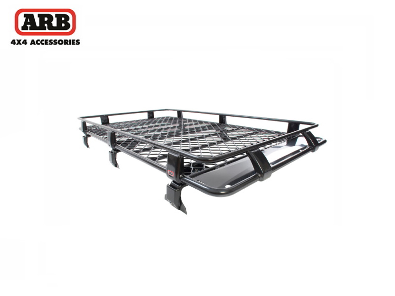 ARB Trade Deluxe Steel Roof Rack With Mesh Floor For Defender 110 - 3800100M