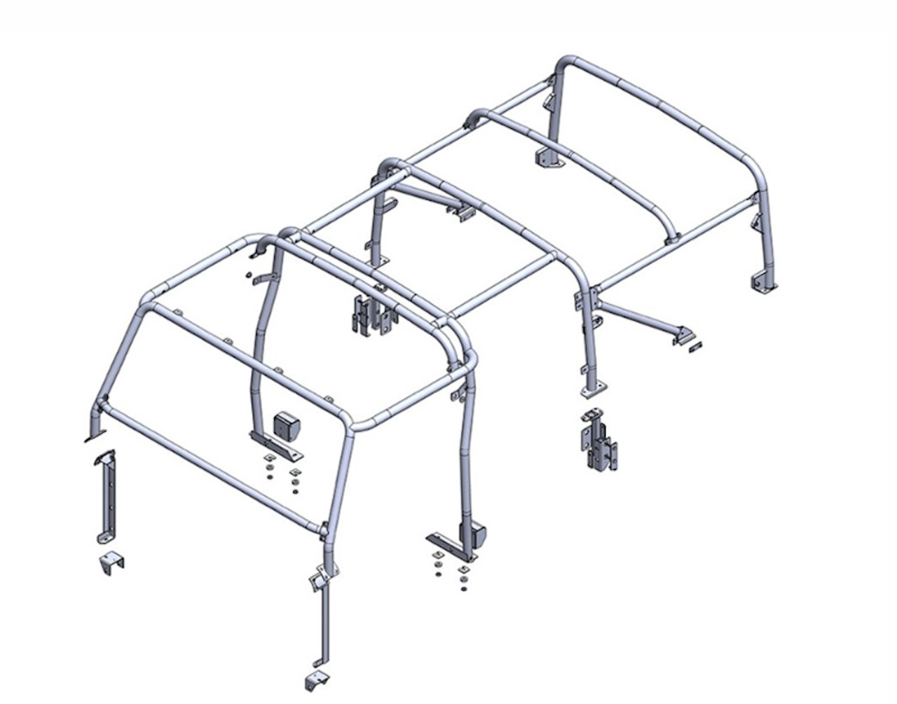 Safety Devices Defender 110 Soft Top 10 Point Roll Cage - RBL3107SSS