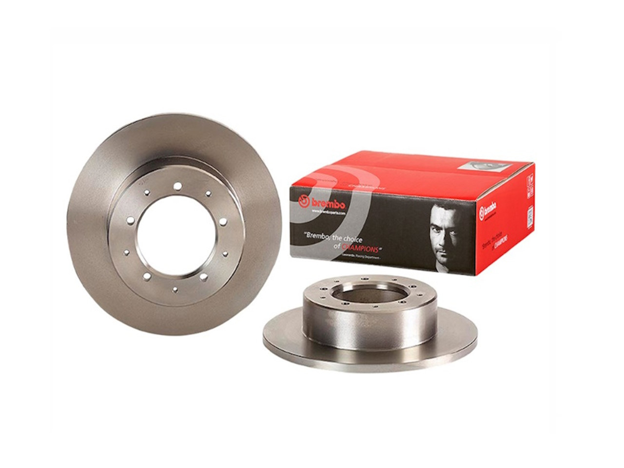 Brembo Defender, Discovery 1 and Range Rover Classic Rear Disc Set - LR017953