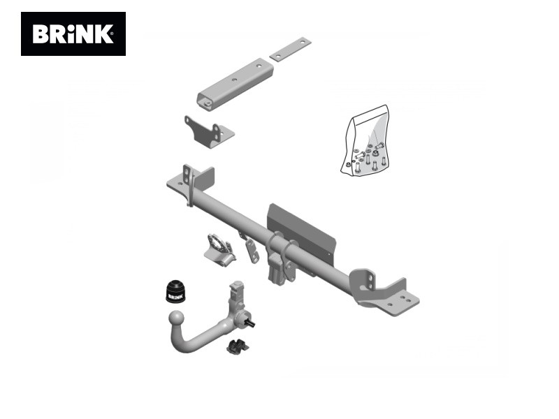 Brink OE Range Rover Evoque Detachable Tow Bar From 2013 VPLVT0069