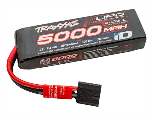 Traxxas 5000mah 7.4v 2-Cell 25C LiPo Battery - DA3650