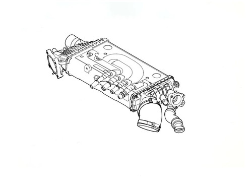 Genuine Range Rover, New Defender, Velar and Discovery 5 3.0 Petrol Air Charge Intercooler - LR150067