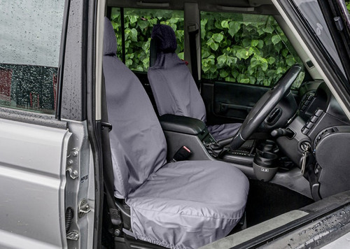 Britpart Discovery 2 Grey Waterproof Front Seat Covers - DA3662GREY
