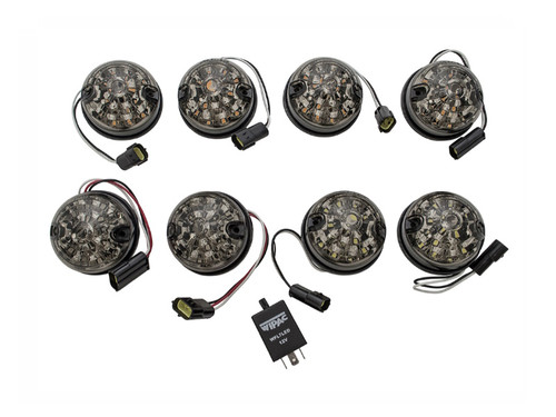 Wipac Defender and Series LED Clear Smoked Side Light Kit - GL1190