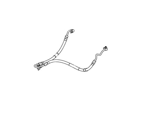 Genuine Range Rover L322 Power Steering Feed Pipe - LR022636