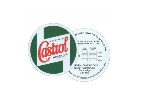 Castrol Window Service Sticker - DA6275