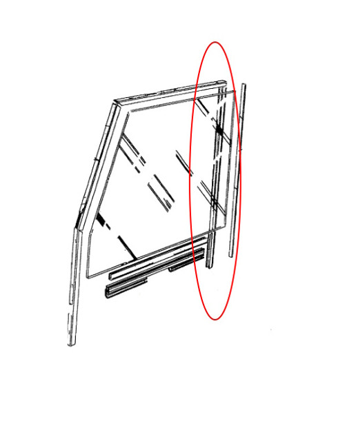 Allmakes 4x4 Front Door Rear Channeling for Defender- MUC4072