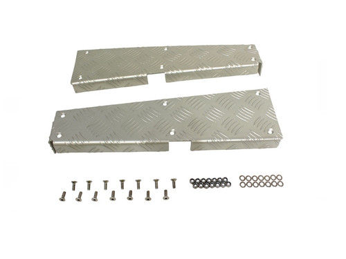 Terrafirma Silver Rear Body Corner Protectors for Defender 110 - TF8204