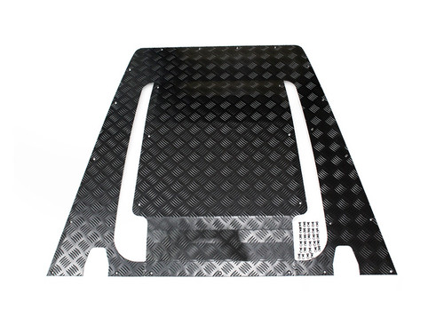 Terrafirma Defender Tdci 3mm Black Bonnet Protection Plate - TF8211