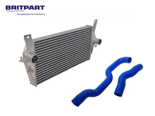 Britpart Defender 2.2 Tdci Alloy Intercooler and Silicon Hose Kit